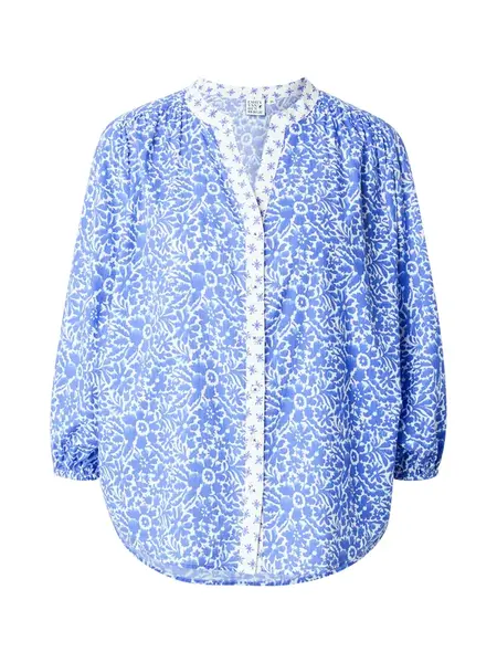 Emily Van Den Bergh Blúzka  modrá / biela