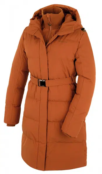 Husky Nerine L XXL, brown Dámský hardshellový plněný kabát