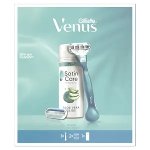GILLETTE VENUS Smooth holicí strojek + 2 Hlavice + Gillette Satin Care gel na holení