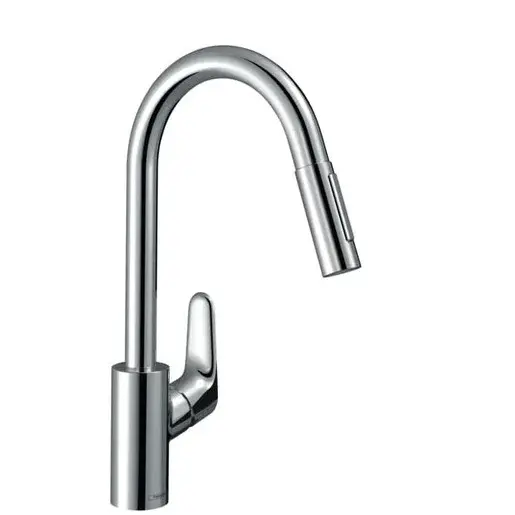 Hansgrohe Focus drezová batéria s vyťahovacou spŕškou, 2 prúdy chróm 31833000