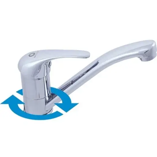 RAV SLEZÁK Sázava umývadlová batéria s otočným ramienkom chróm SA315.5