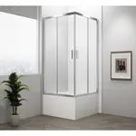 Polysan Carmen štvorcová sprchová zástena 900x900x1650mm, číre sklo MD5116