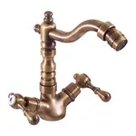 RAV SLEZÁK Morava bidetová batéria s otočným ramienkom stará mosadz mk420.5/9sm MK420.59SM