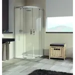 Hüppe Aura elegance sprchový kút asymetrický 100x100 cm 402423.092.322