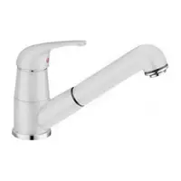 Blanco Daras - S drezová batéria s vyťahovacou sprškou biela 517735