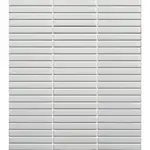 Keramická mozaika Premium Mosaic Kit Kat white 28x31 cm mat MOSKK3WHM