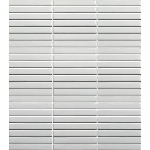 Keramická mozaika Premium Mosaic Kit Kat white 28x31 cm mat MOSKK3WHM