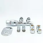 Ventil pre ústredné vykurovanie Hopa Term-Set chróm TERMSETLC