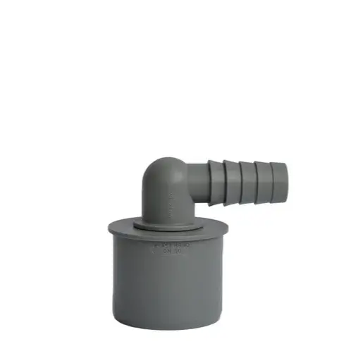 Hadicová prípojka k práčke DN40 Plast Brno sivá UZ40R00