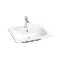 Ravak Chrome Slim umývadlo 60x49 cm otvor pre batériu uprostred XJG01160001