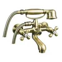 Vaňová batéria Novaservis Ferro Antica so sprchovacím setom 150 mm bronz BAI11BR