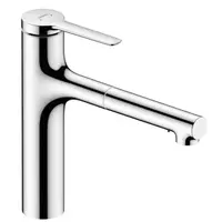 Hansgrohe Zesis drezová batéria s vyťahovacou spŕškou, 2 prúdy chróm 74801000