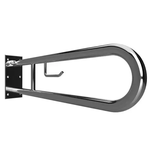 Bemeta Help madlo sklopné, s držiakom toal.pap.nehrdzavejúca oceľ 301406301