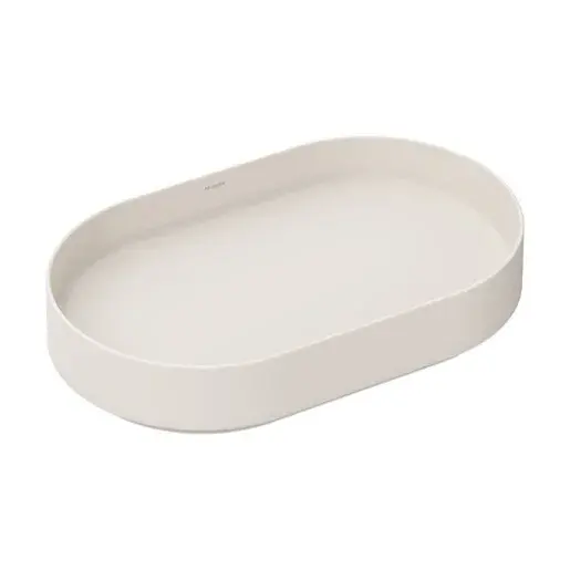 Hansgrohe Xuniva Evo U umývadlo 65x40 cm písková matná béžová mat bez otvoru pre batériu, bez prepadu 60325780