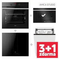 Set spotrebičov Amica s mikrovlnnou rúrou ZADARMO