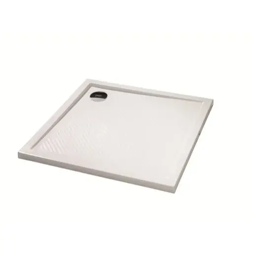 Hüppe Purano sprchová vanička štvorcová 80x80 cm liaty mramor 202160.055