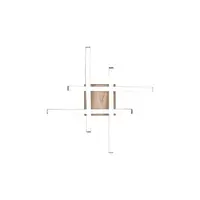 LED stropné osvetlenie Reality Route drevodekor R62474135