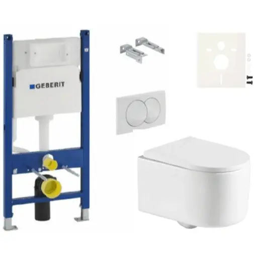 Závesný wc set do ľahkých stien / predstenová SAT SIKOGESREX72D01