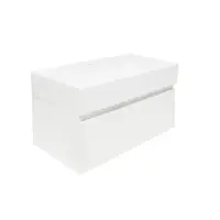 Kúpeľňová skrinka s umývadlom SAT Evolution 78x30x44,8 cm biela matná SATEVO80WMU2