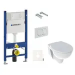 Závesný WC set Geberit do ľahkých stien / predstenová KOLO Rekord SIKOGES3K1