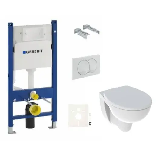 Závesný WC set Geberit do ľahkých stien / predstenová KOLO Rekord SIKOGES3K1