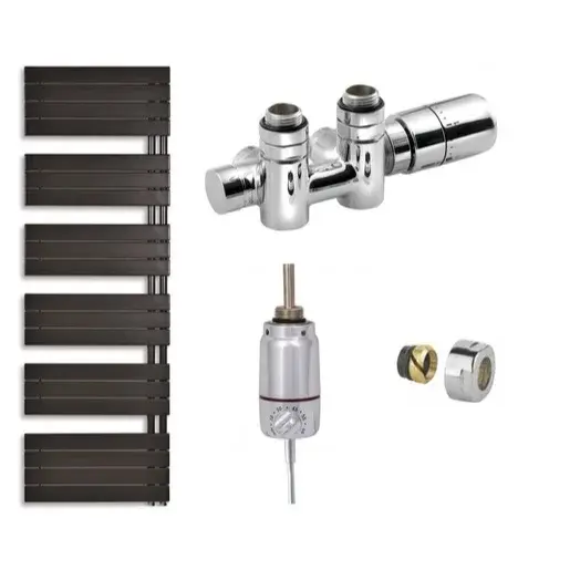 Cenovo zvýhodnený set pre kombinované vykurovanie radiátor, ventil a vykurovacia tyč SETDHR5001000AKOM