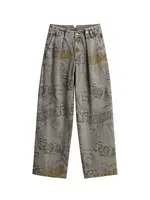 Desigual Džínsy  hnedá / čierna