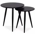 Sada konferenčních stolků Reda černá