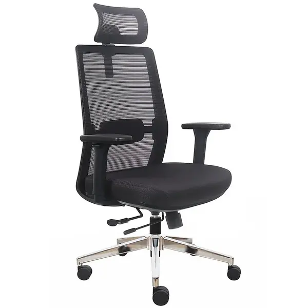 Otáčecí křeslo Prospero síťovina černá