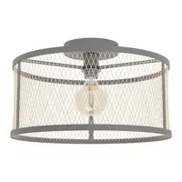 Stropné osvetlenie Eglo DELLOW čierna 43603