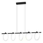 LED závesné osvetlenie Eglo CARANACOA čierna 900563