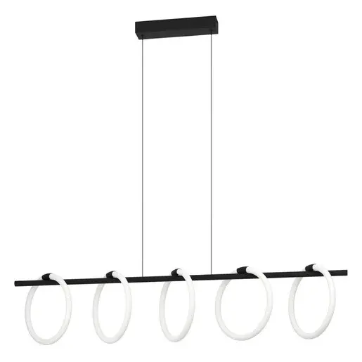 LED závesné osvetlenie Eglo CARANACOA čierna 900563