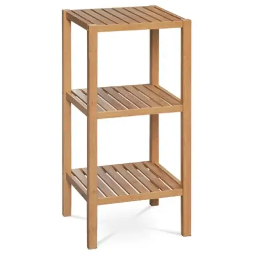 Regál Autronic 37x80 cm prírodná bambus DR-011-5