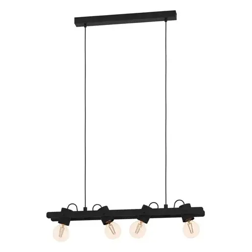 Závesné osvetlenie Eglo PLIMSOLL čierna 43848