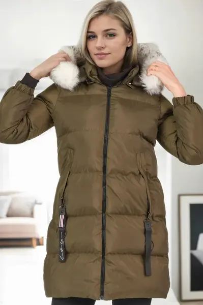 Z9705 DEWBERRY WOMEN'S JACKET-KHAKI