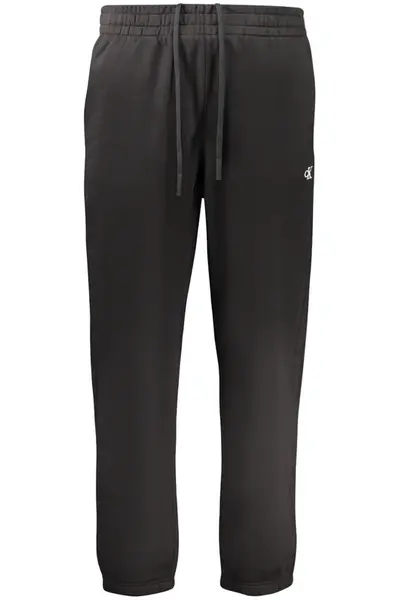 CALVIN KLEIN MEN&#39;S BLACK LONG TRACKSUIT PANTS