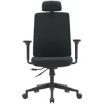 Otáčecí křeslo Popstar Lux Hr látka černá