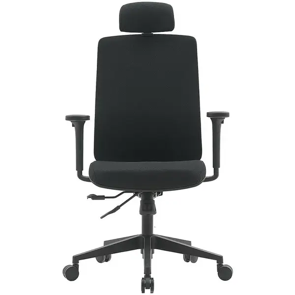 Otáčecí křeslo Popstar Lux Hr látka černá