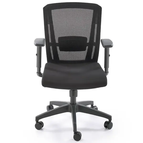 Otočné kreslo Paredes čierna