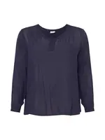 KAFFE CURVE Blúzka 'KCami'  tmavomodrá