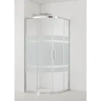 Sprchový kút štvrťkruh 90x90 cm SAT TEX SIKOTEXS90CRS