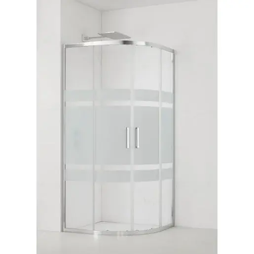 Sprchový kút čtvrtkruh 90x90 cm SAT TEX SIKOTEXS90CRS