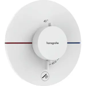 Hansgrohe ShowerSelect Comfort S sprchová batéria bez podomietkového telesa matná biela 15562700