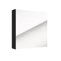 Zrkadlová skrinka Naturel Stilla 60x60 cm čierna STILLAE06019