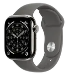 APPLE Watch 11 GPS + Cellular 42mm prírodný titán - skálovo šedý športový remienok - M/L