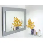 Amirro Pharos zrkadlo s osvetlením 110x80 cm šedá 900-759 ZPH80110G