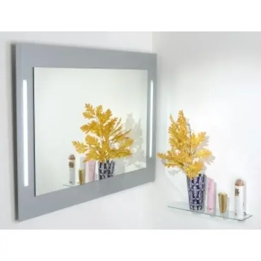 Amirro Pharos zrkadlo s osvetlením 110x80 cm šedá 900-759 ZPH80110G