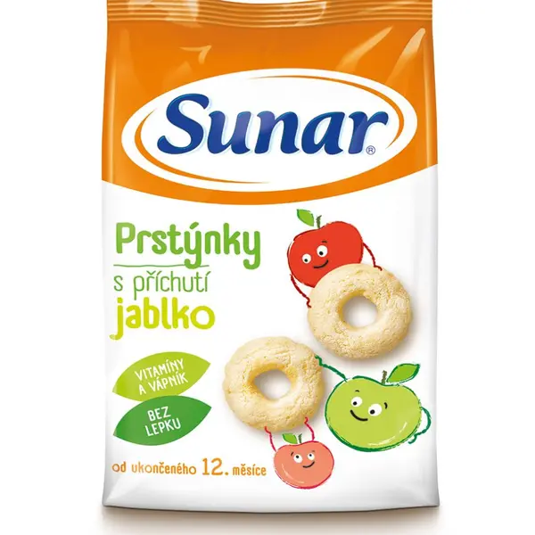 Sunar Jablečné prstýnky 50 g