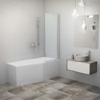 Roth PXV1 vanová zástěna 152x70 cm brillant 453-7000000-00-02