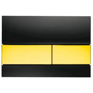 Tece Square ovládacie tlačidlo sklo zlatá 9240808 9.240.808